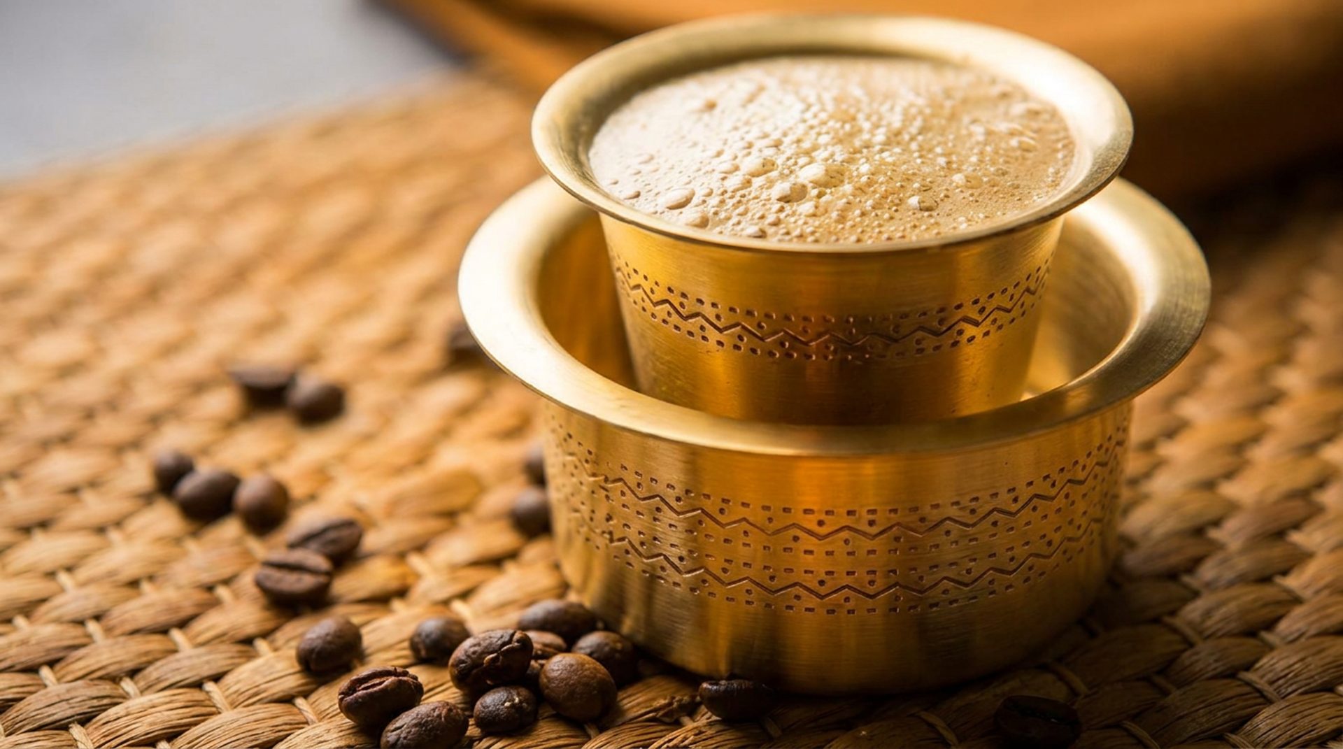South Indian filter coffee
