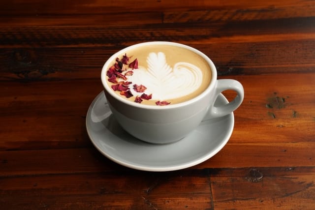 Rose White Chocolate Mocha.
