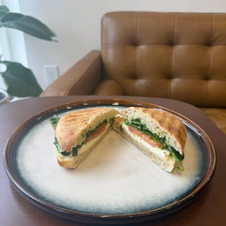 Toasted Spinach Feta Sandwich